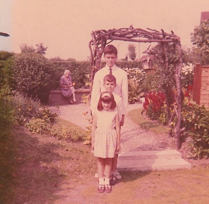 Mike, Paul and Sue at Rose Cottage