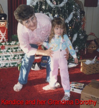 Grandma Dorothy & Kandice "Christmas"