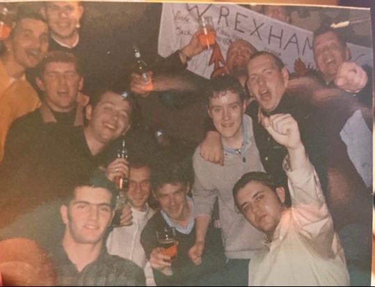 On route to Wales v Italy in Liverpool 1998 good times x
