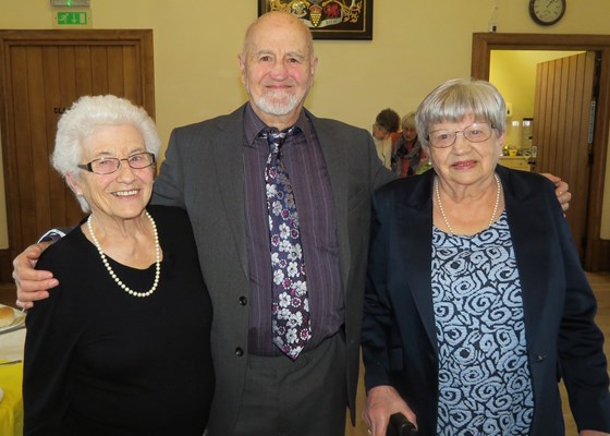 Janet with her sister Elizabeth and her brother Richard