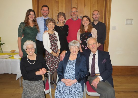 Janet with her sister Elizabeth and family 