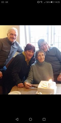 Dad with his brother and sisters 