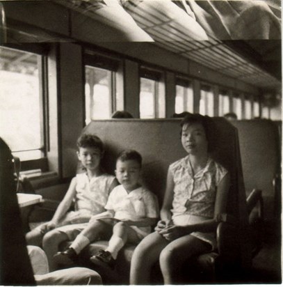 Hong Kong 1950's with siblings 