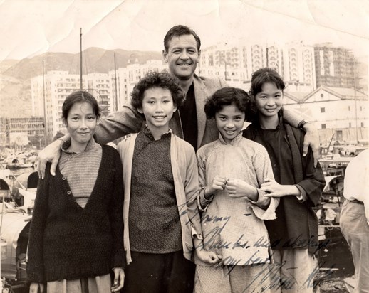 The World of Susie Wong 1960 with William Holden: the four girls who acted as urchins