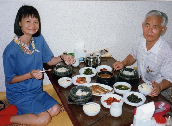 1994 Lunch with  Kwang Su in his local restaurant SEOUL
