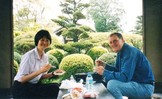 1999 picnic in Isue-in Garden Koriyama castle NARA