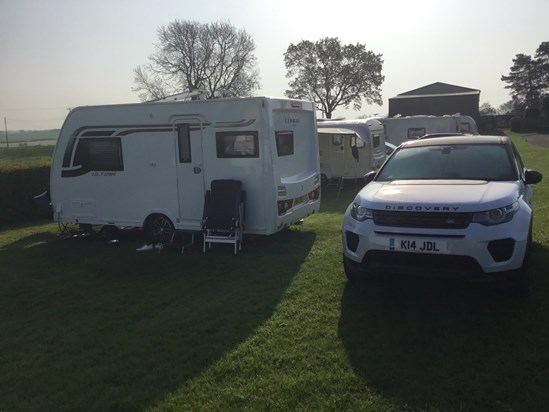 This Amanda and Chloe’s new set up Jeff on a lovely sunny Easter at Welshampton 