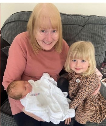 Tilly & George with their super Nana 