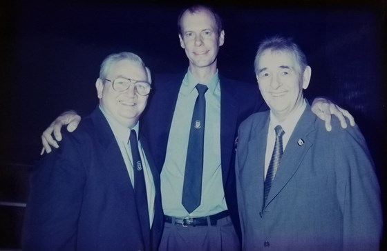 One of my finest memories with 2 great, great men, no longer with us.........