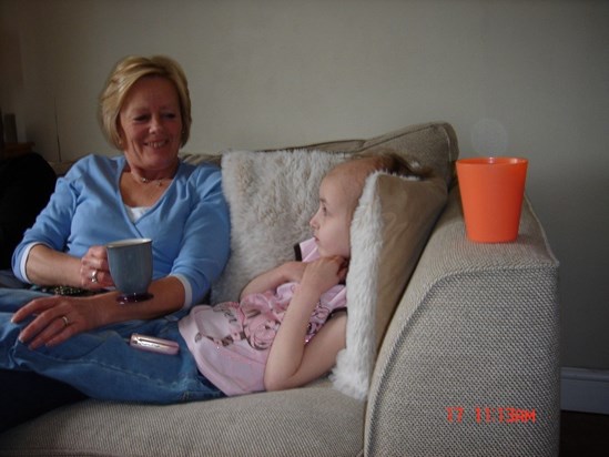 Chilling out with Nanny Heather x