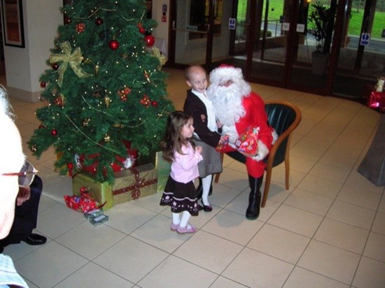Christmas 2005 - meeting Santa :)