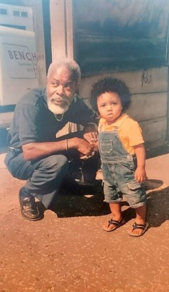 Grandad and 1st born Grandson 🖤