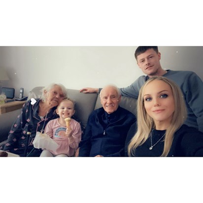 Grandma, Grandad, Daisie, Kurtis and Katie x