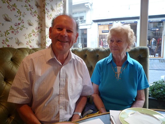 Margaret & Stan ~ Bruges Cafe Breakfast1