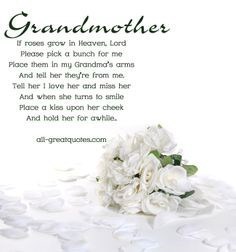 Happy Birthday Grandma - Flowers for you xxxx