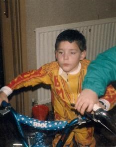 Paul with his bmx