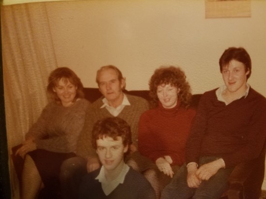 Linda with Family 1985