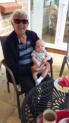 Ray and his great-grandson Oliver 
