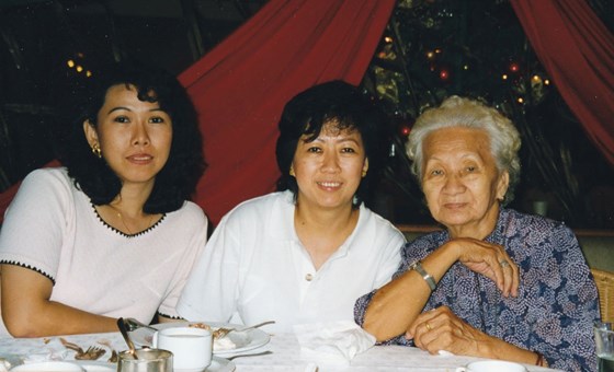 with Susan and Mum