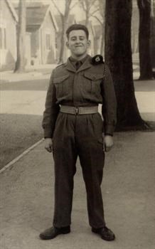 Grandad in younger years in army