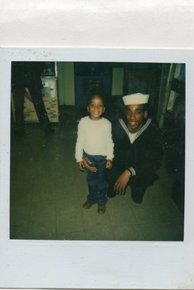 Navy Dad & Tameka!