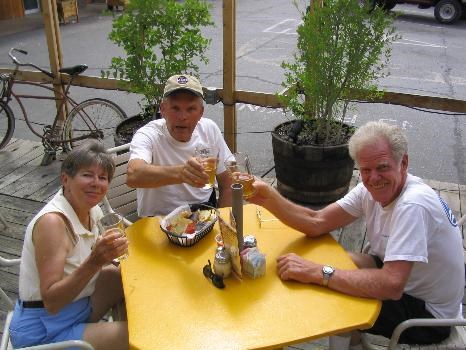 May 2004 Moab Utah.  Gunter, Nora, Otto...a friend who filled our lives with much laughter and joy.
