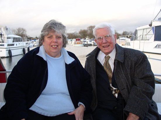 Teresa and her Dad (Bert), Dec 2002