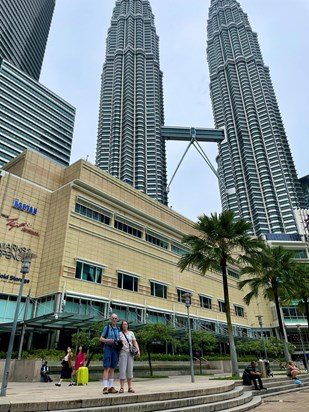 David and Elizabeth in Kuala Lumper