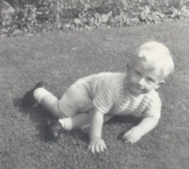 David as an infant