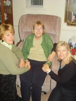 Mum with Sharon and Sarah Sept 2007