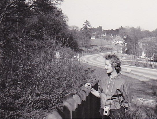 Peggy at Eridge Plantation in 1965