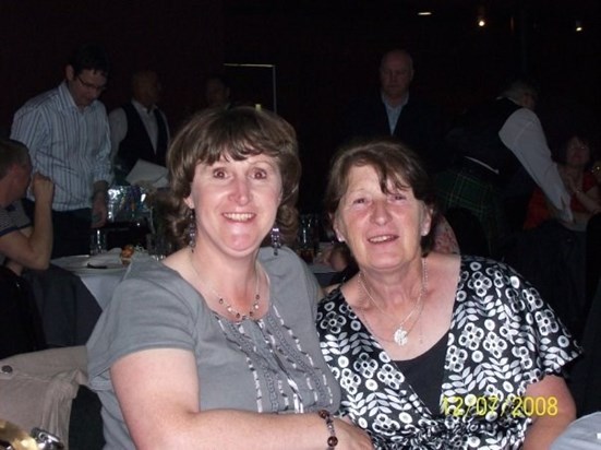 My sister Helen and Me.  Missing you,all my love always Anne  xxxxx