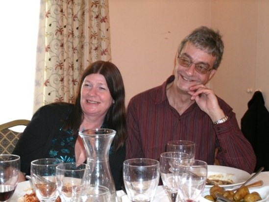 Lovely picture of Clive and Gwyneth in 2009 at Gran and Grandpa's Wedding Anniversary