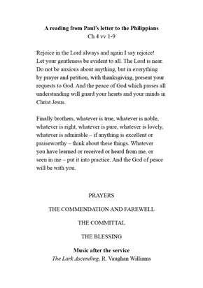 8 April Order of Service - Page 3