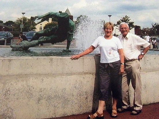 Outside Preston North End  football ground 