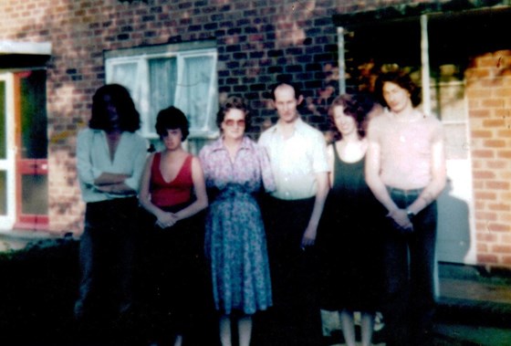 Family all together in 1977