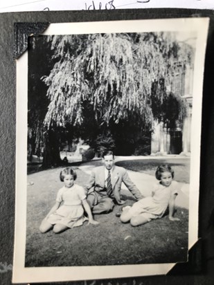 With Arthur in Cambridge, 1950