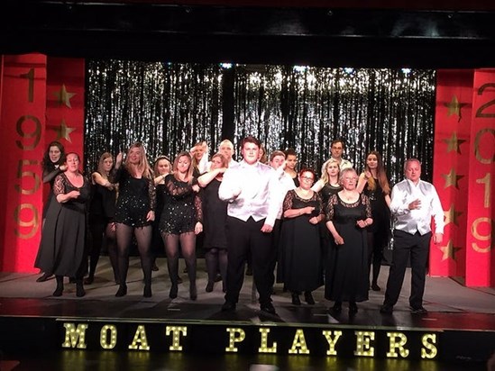 Mary in the Moat Players production of Rumours in #MoatieMemories in June 2019