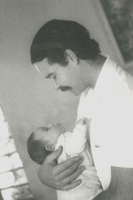 Nascimento da filha Sandra em 1969