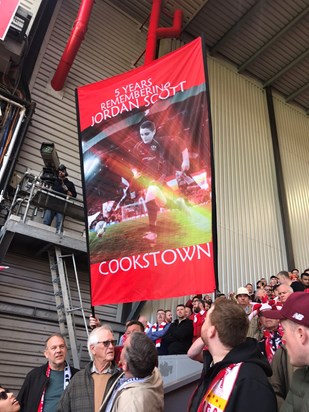 Remembered in the KOP at the wolves game 2019 