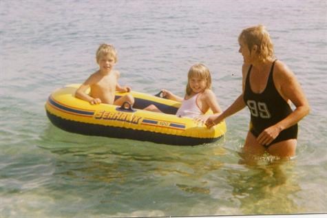 Mum, Chris & I Herm Island