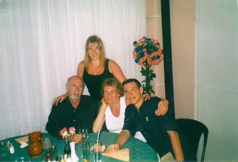 Mum,Dad,Chris & I in 2000