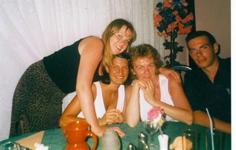 Mum, Chris, me & Ange Gran Canaria 2000