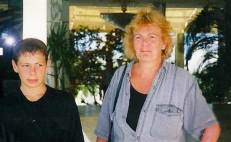 Mum and Chris in Gran Canaria