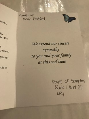 Message in card