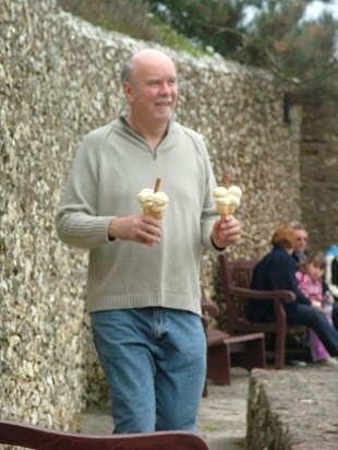 Ice cream at the seaside (Sidmouth)