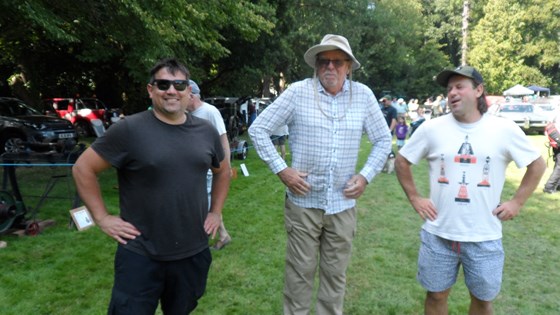 Bill at the 2021 Ottery Car Festival