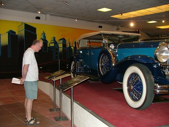 Bill at the Haynes Car Museum