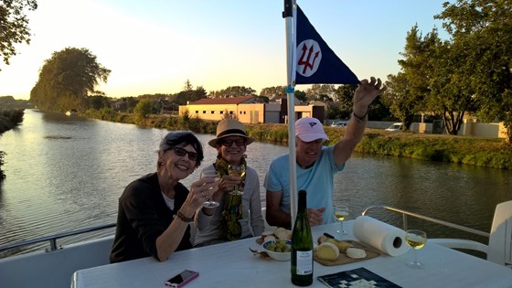 Cocktails on the Canal du Midi