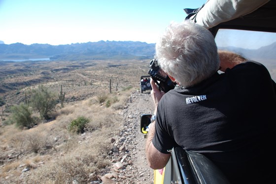 TPI AZ - Desert Tour in 2006, Roger catching the action.